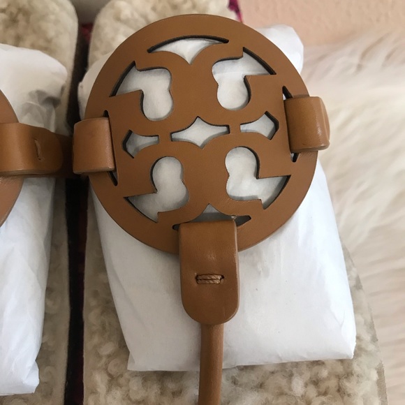 Tory Burch Miller Sandals Cloud Shearling Size 7, 8, 8.5, 9, 9.5, 10 - Picture 13 of 16